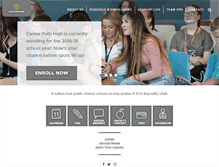 Tablet Screenshot of careerpathhigh.org